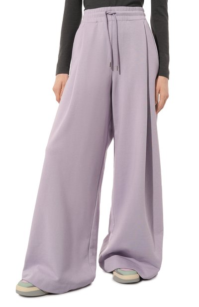 Хлопковые брюки DRIES VAN NOTEN сиреневого цвета по цене 49750 руб., арт. 231-011108-6610, фото 3 Хлопковые брюки DRIES VAN NOTEN, арт. 231-011108-6610, фото 3