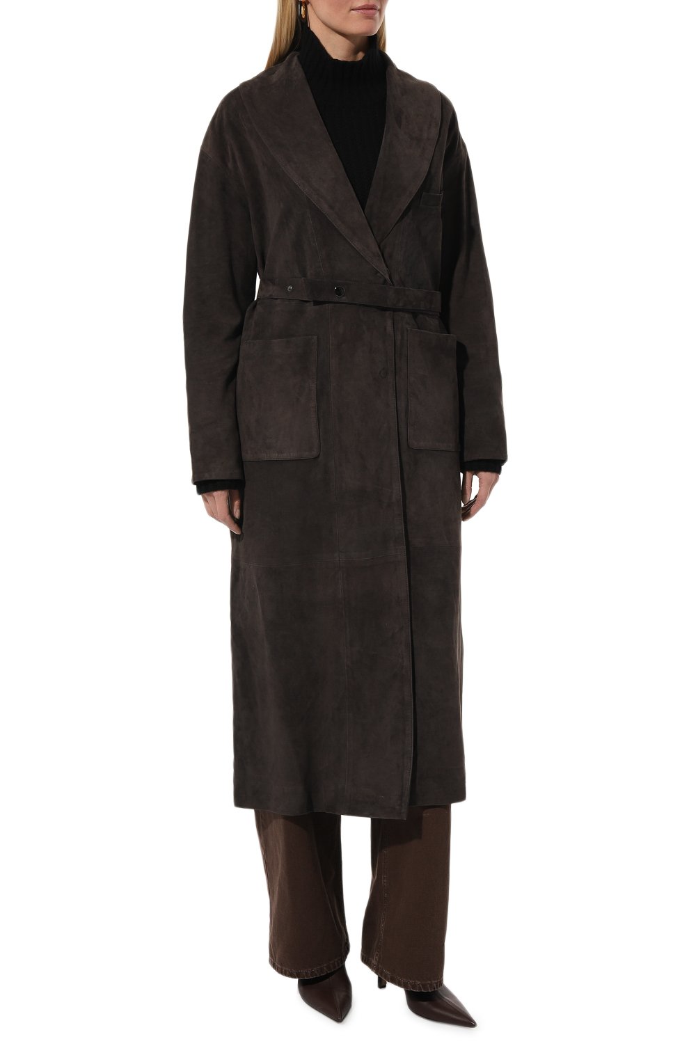 Замшевое пальто VENERA M., арт. 23123, фото 3