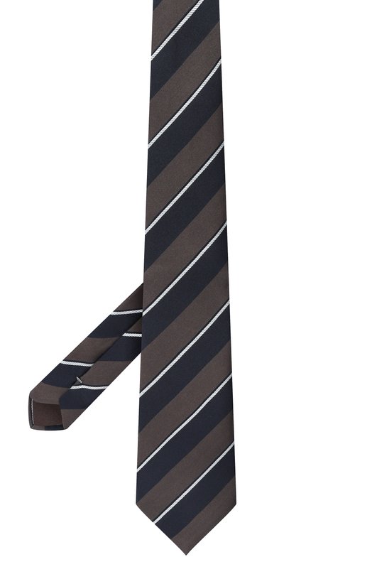 Шелковый галстук Canali 18/HJ04578 Разноцветный  18/HJ04578 Фото 3