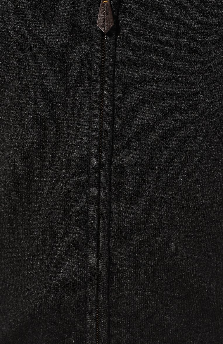 Мужской жилет из шерсти и кашемира SARTORIO темно-серого цвета, арт. SMM016415 | Фото 5 (Мужское Кросс-КТ: Жилет-одежда; Материал внешний: Шерсть, Вискоза; Материал сплава: Проставлено; Драгоценные камни: Проставлено; Длина (верхняя одежда): Короткие; Стили: Кэжуэл)