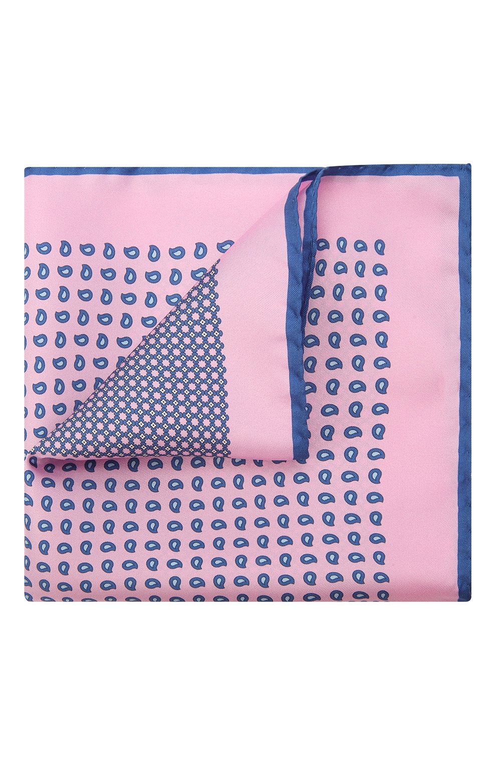 Шелковый платок ZEGNA розового цвета по цене 11350 руб., арт. Z9J02/39A, фото 1 Шелковый платок ZEGNA, арт. Z9J02/39A, фото 1