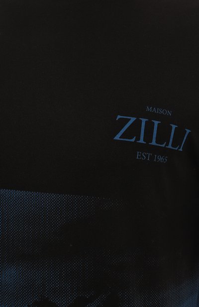 Хлопковая футболка ZILLI, арт. TSR03AM0100VLM008, фото 5