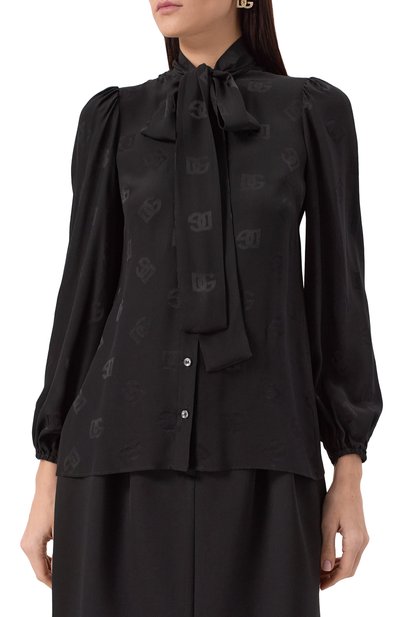 Шелковая блузка DOLCE & GABBANA, арт. F5Q44T/FJ1J0, фото 3