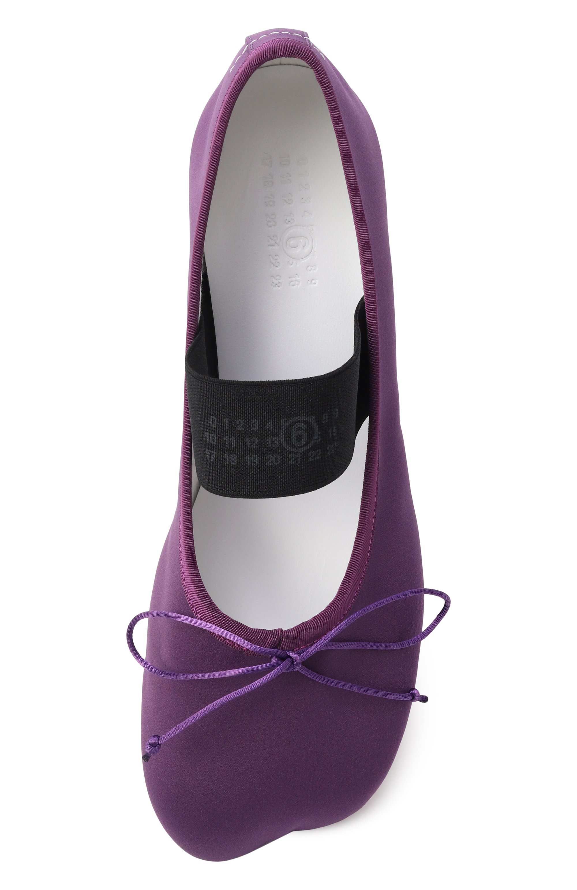 Текстильные балетки anatomic MM6 фиолетового цвета по цене 57400 руб., арт. S59WZ0093/P5560, фото 6 Текстильные балетки anatomic MM6, арт. S59WZ0093/P5560, фото 6