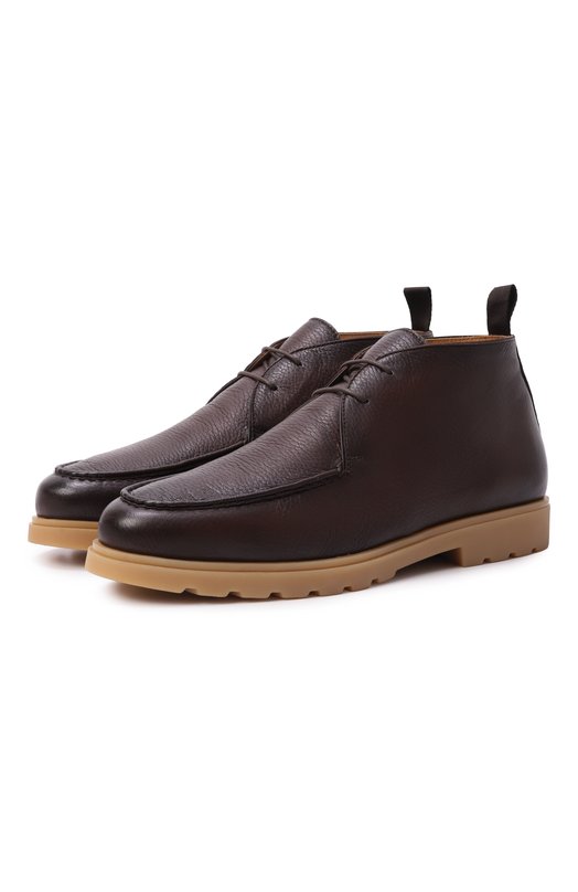 Кожаные ботинки Kiton USSA377N0133702 Коричневый USSA377N0133702