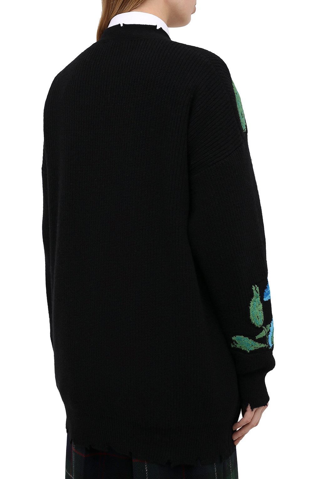 Кардиган MSGM черного цвета по цене 52550 руб., арт. 2942MDM238 207948, фото 4 Кардиган MSGM, арт. 2942MDM238 207948, фото 4