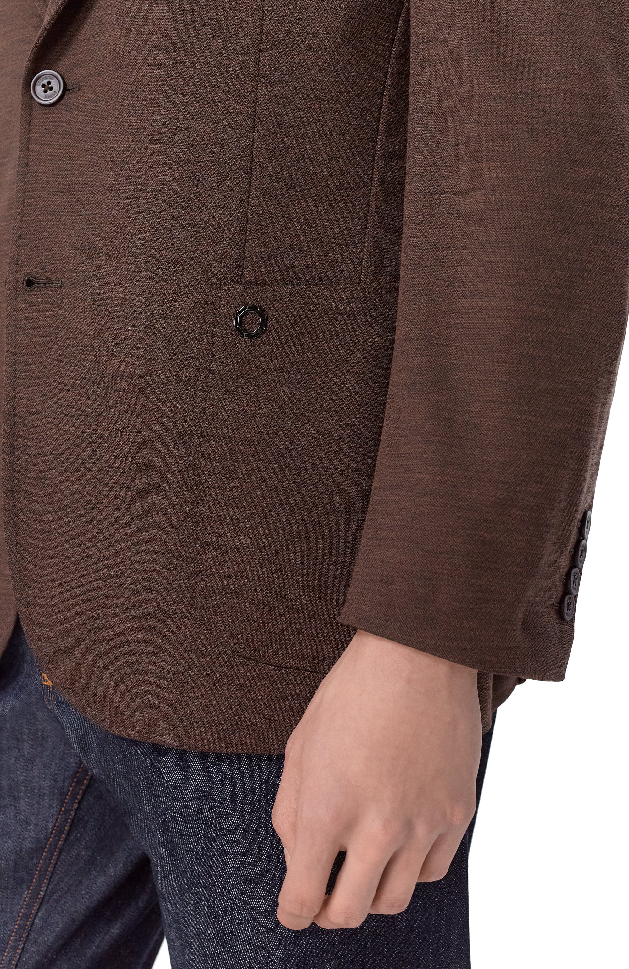 Пиджак из шерсти и шелка STEFANO RICCI, арт. M1RMM22TA0/CM09HA, фото 6