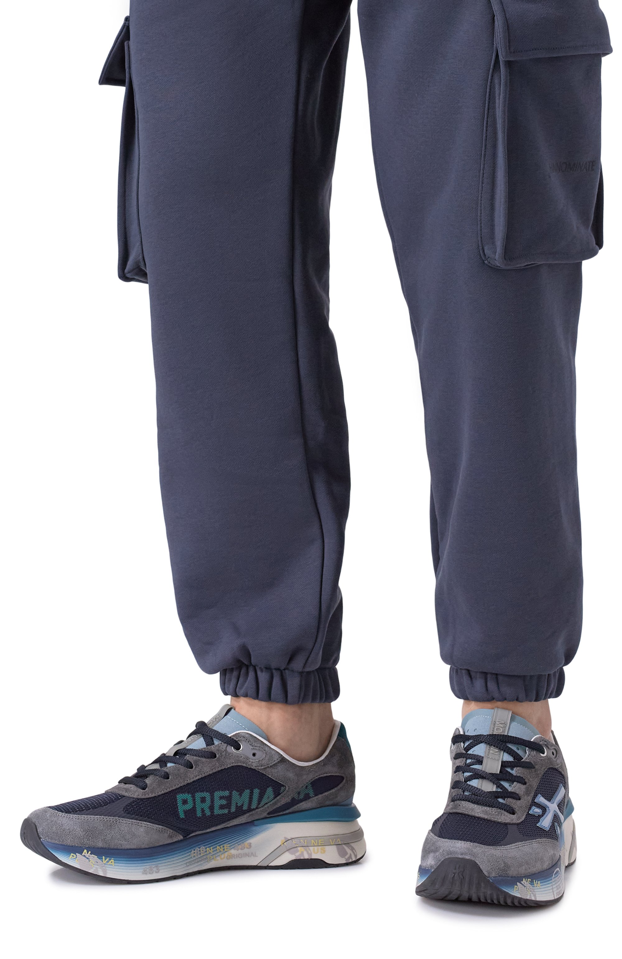 Комбинированные кроссовки moerun PREMIATA синего цвета по цене 32000 руб., арт. M0ERUN/VAR 7772, фото 3 Комбинированные кроссовки moerun PREMIATA, арт. M0ERUN/VAR 7772, фото 3