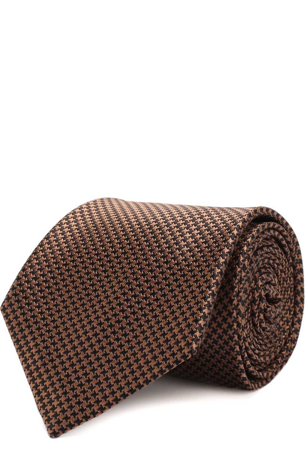 Шелковый галстук с узором BRIONI, арт. 062I00/0740J, фото 1