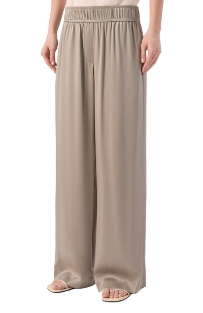 Атласные брюки BRUNELLO CUCINELLI, арт. M0C59P8942, фото 3