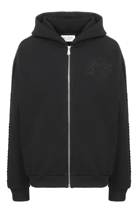 Хлопковая толстовка Philipp Plein SAFC WJB1935 PTE003N Чёрный SAFC WJB1935 PTE003N