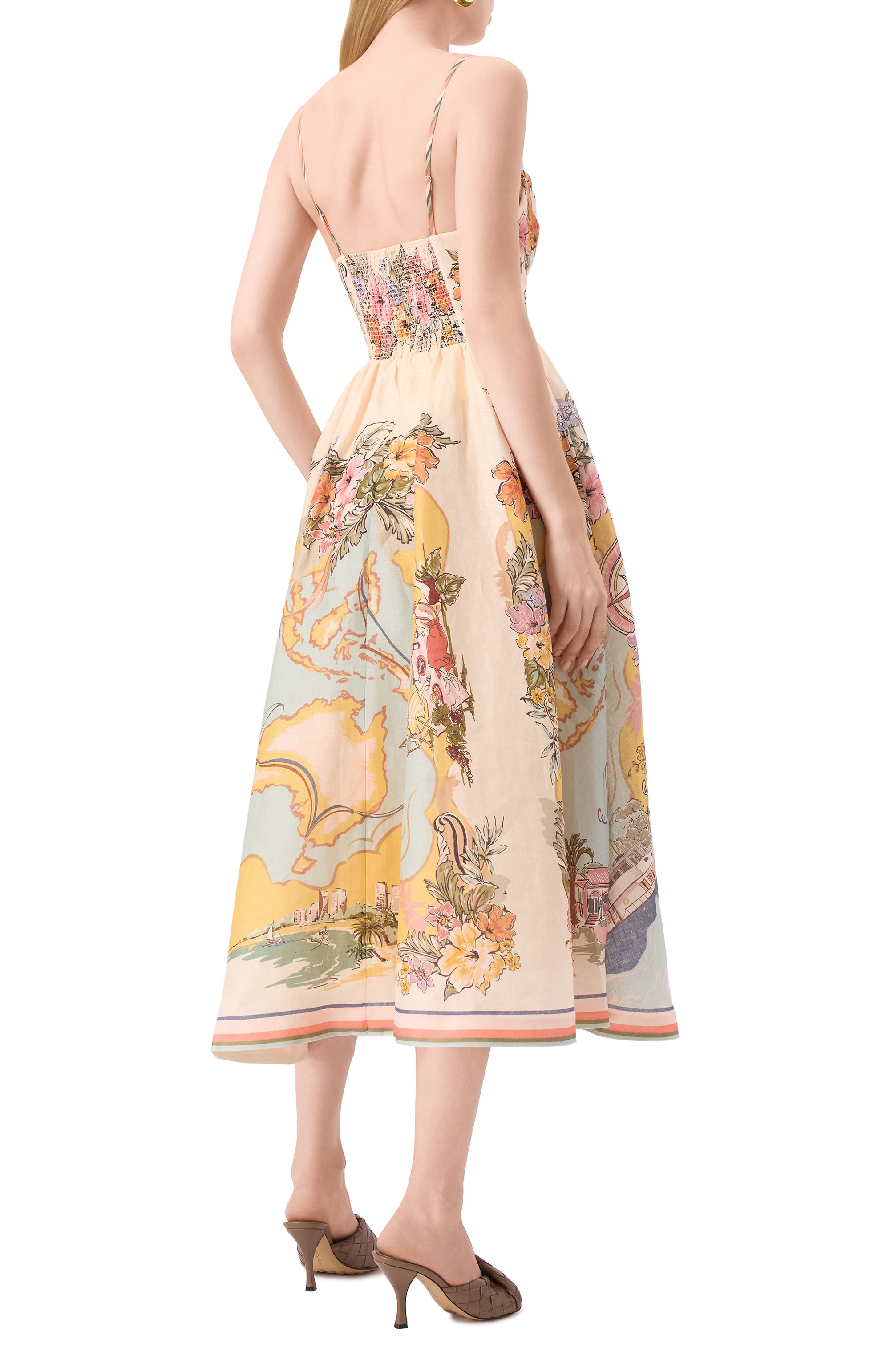 Льняное платье ZIMMERMANN, арт. 1774DRS253, фото 4