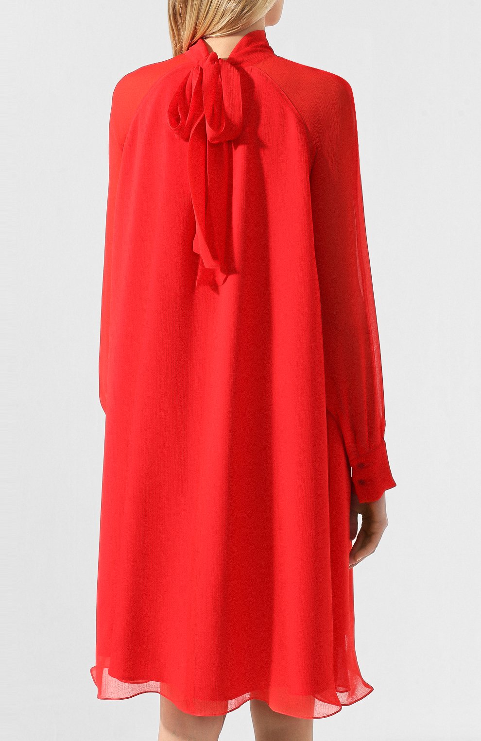 Платье KENZO красного цвета по цене 49950 руб., арт. FA52R01495AR, фото 4 Платье KENZO, арт. FA52R01495AR, фото 4