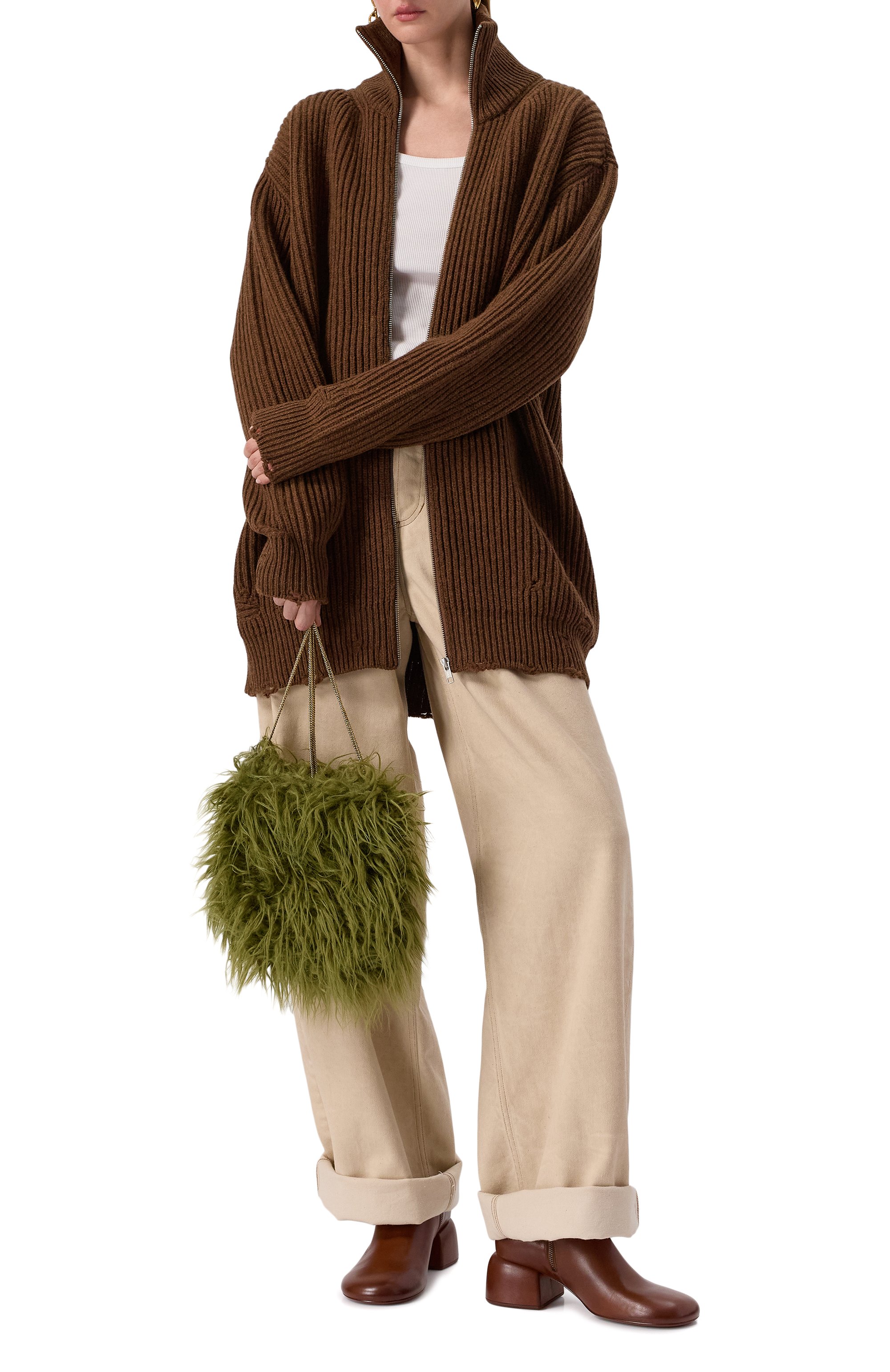 Шерстяной кардиган MM6, арт. S52AM0322/M13138, фото 2