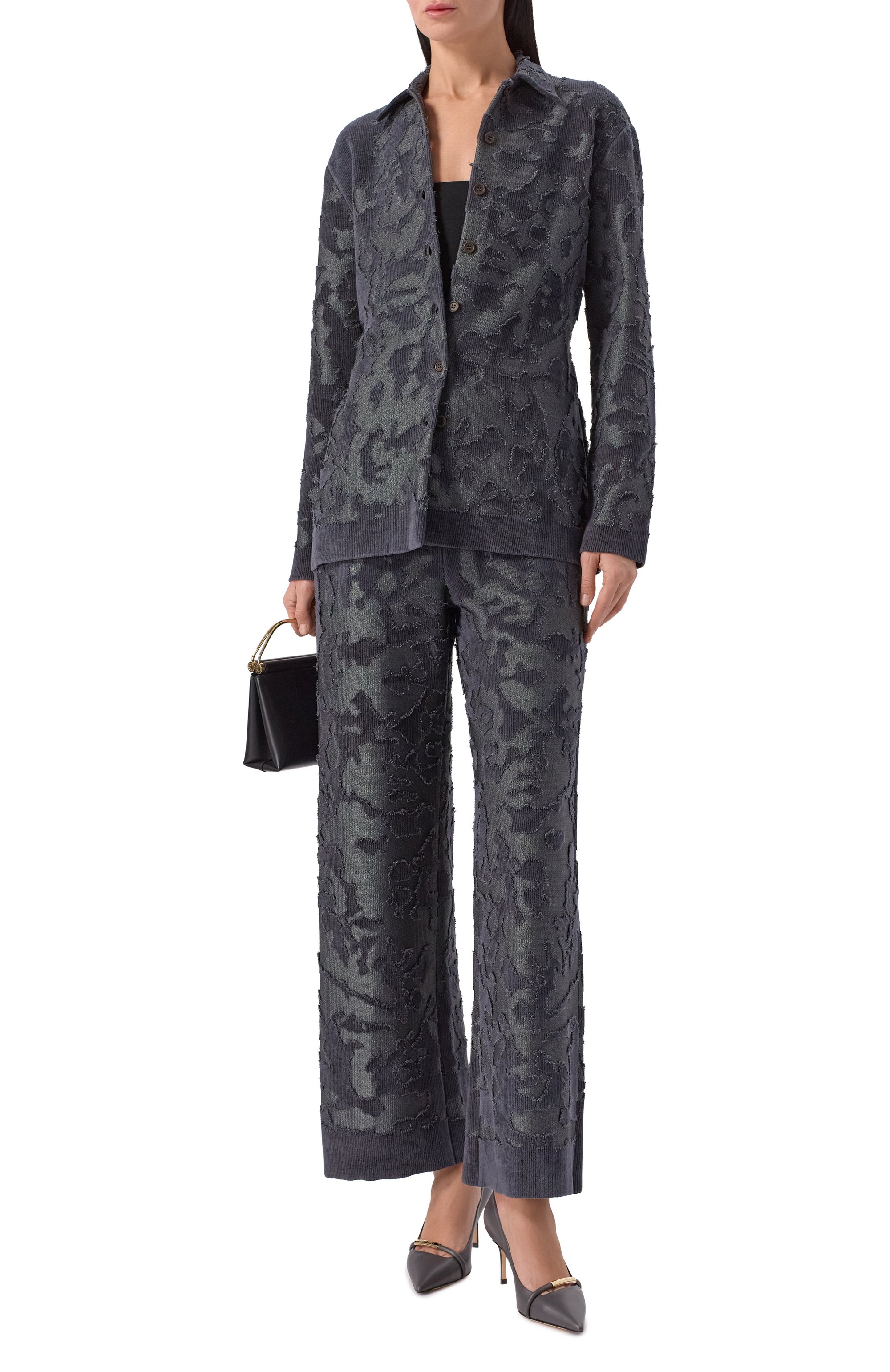 Шелковые брюки GIORGIO ARMANI, арт. GW002432/AF19837, фото 2