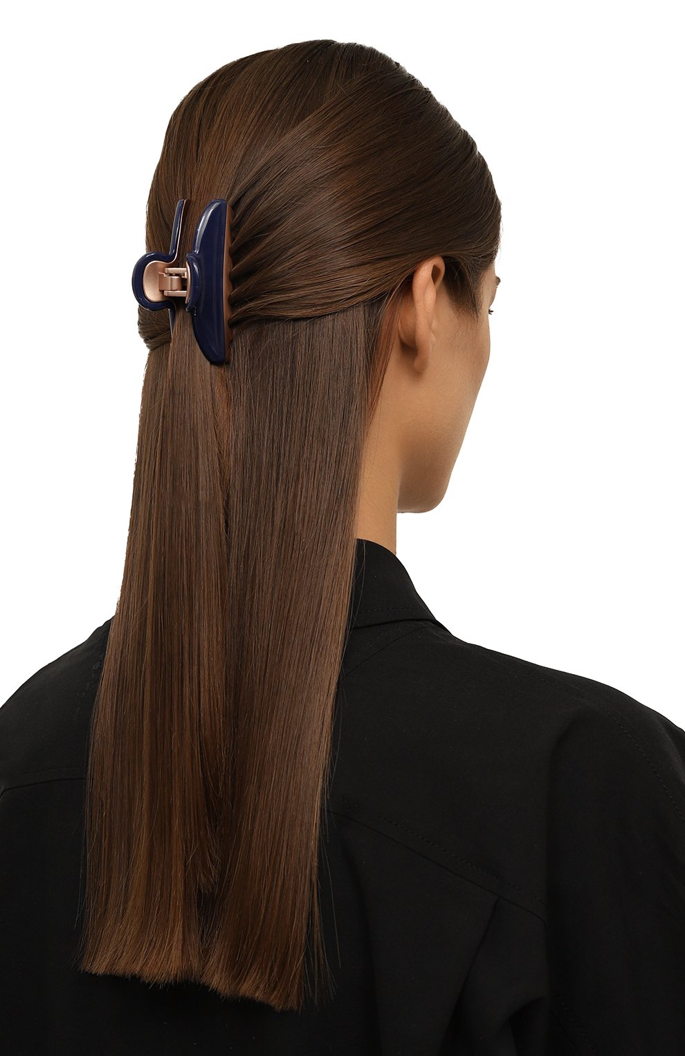 Заколка для волос ALEXANDRE DE PARIS синего цвета по цене 10790 руб., арт. ICCM-15571-53 M, фото 2 Заколка для волос ALEXANDRE DE PARIS, арт. ICCM-15571-53 M, фото 2