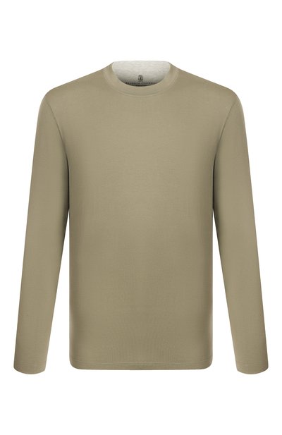 Хлопковый лонгслив BRUNELLO CUCINELLI, арт. M0B137433, фото 1