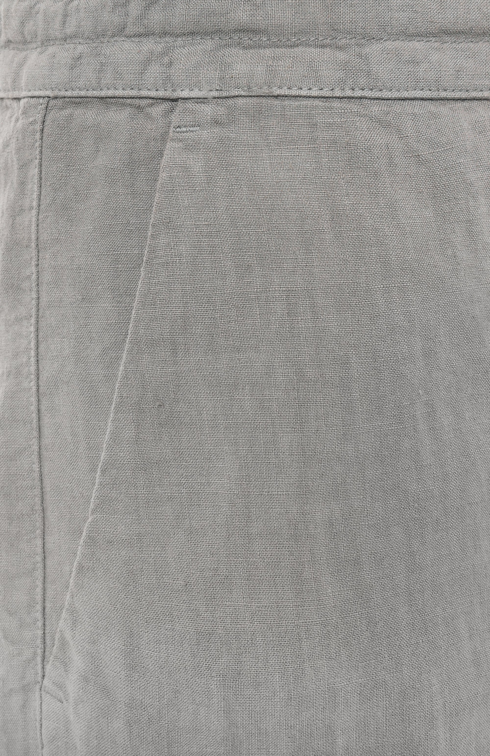 Льняные брюки 120% LINO серого цвета по цене 28800 руб., арт. 32ALIM299M/0253/000, фото 6 Льняные брюки 120% LINO, арт. 32ALIM299M/0253/000, фото 6