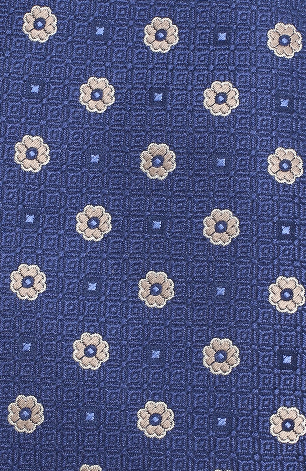 Шелковый галстук CANALI темно-синего цвета по цене 13250 руб., арт. 18/HJ02142, фото 3 Шелковый галстук CANALI, арт. 18/HJ02142, фото 3
