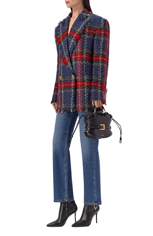 Кожаные ботильоны Anthem 95 Balmain GN4TE223/LVIT Чёрный  GN4TE223/LVIT Фото 3