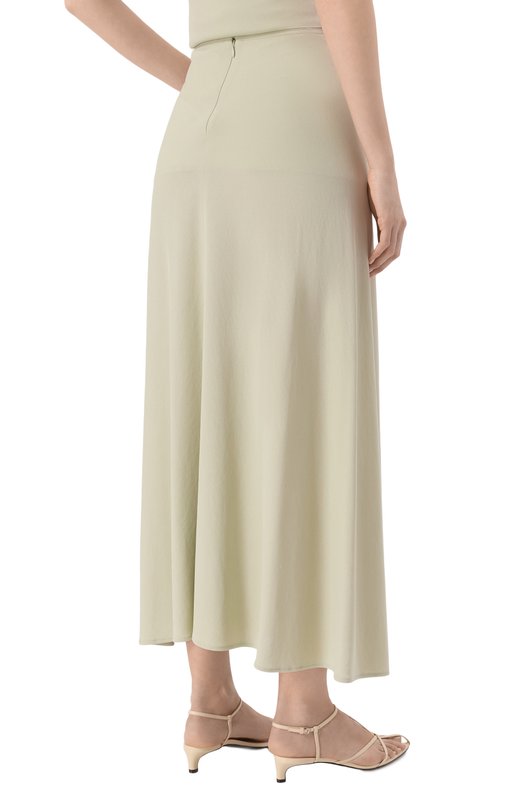 Юбка из вискозы Jil Sander J04MA0103/J65016 Зелёный  J04MA0103/J65016 Фото 4