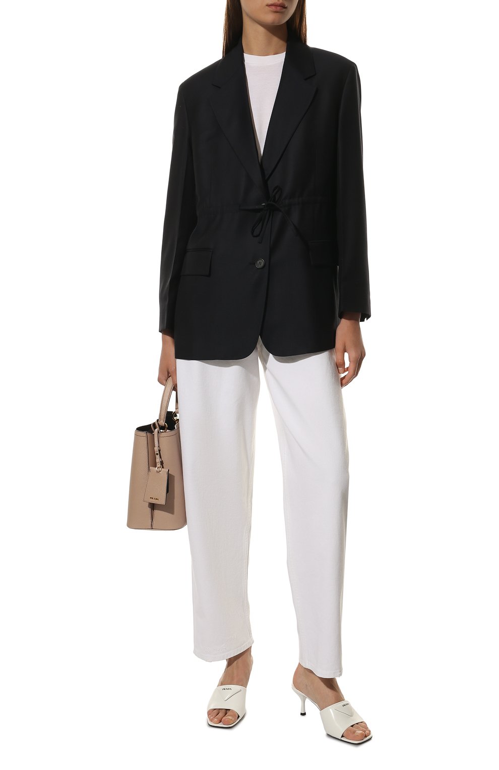 Кожаные мюли PRADA, арт. 1XX590-055-F0009-065, фото 2