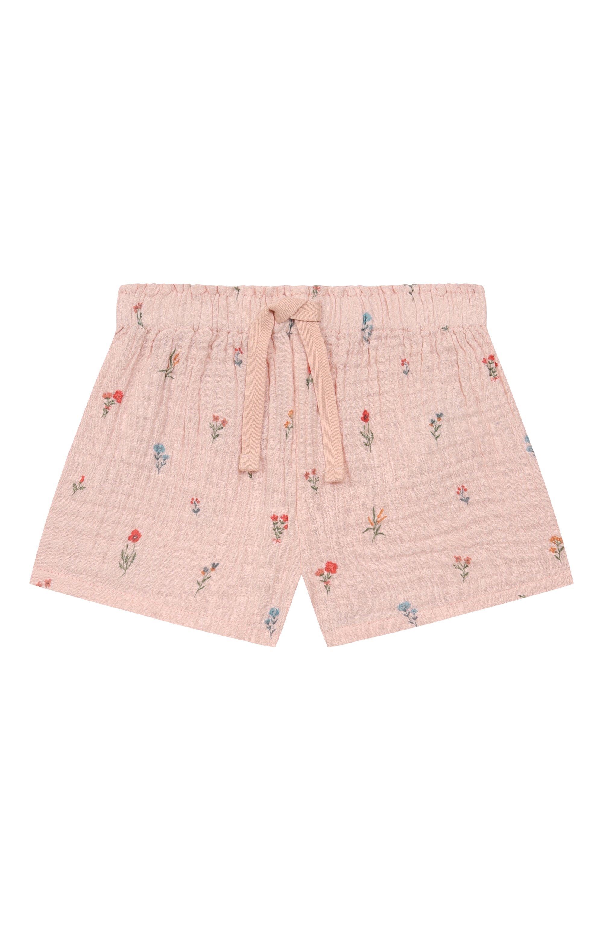 Хлопковые шорты BABYBU светло-розового цвета по цене 3850 руб., арт. BI-B2009S235, фото 1 Хлопковые шорты BABYBU, арт. BI-B2009S235, фото 1