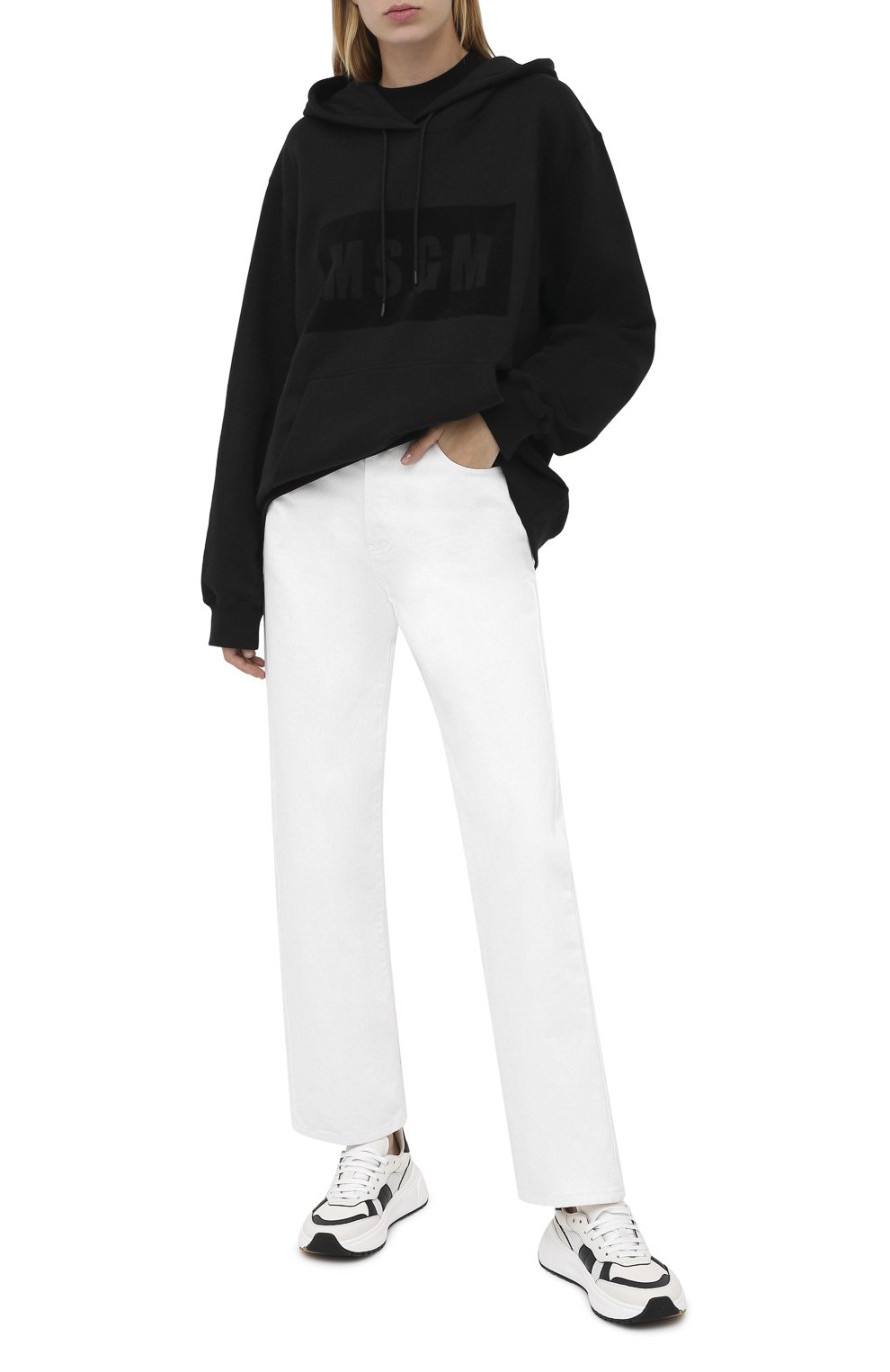 Хлопковое худи MSGM, арт. 2941MDM167 207799, фото 2
