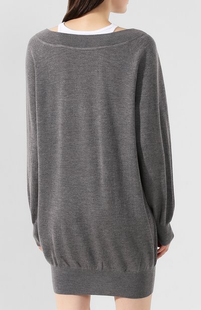 Шерстяное платье ALEXANDERWANG.T серого цвета по цене 41650 руб., арт. 4KC2196016, фото 4 Шерстяное платье ALEXANDERWANG.T, арт. 4KC2196016, фото 4