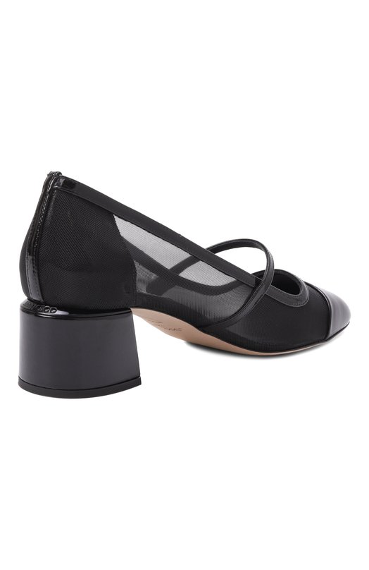 Комбинированные туфли Elisa 45 Jimmy Choo ELISA45TNX Чёрный  ELISA45TNX Фото 5