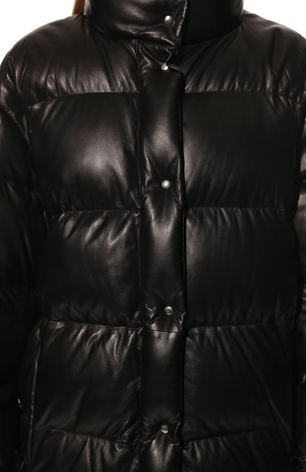 Кожаный пуховик PRADA, арт. 58A041-08P-F0002, фото 5