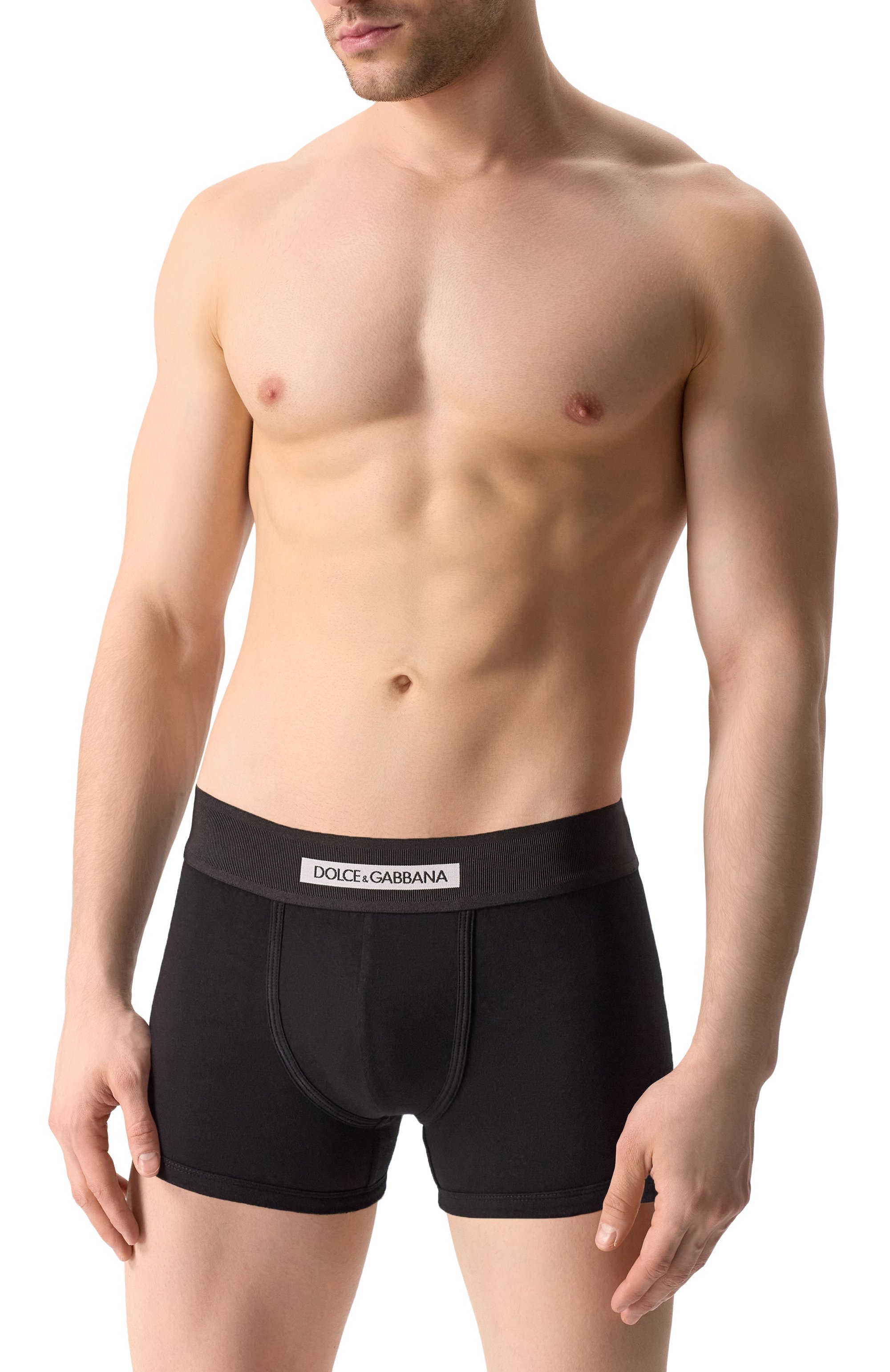 Хлопковые боксеры DOLCE & GABBANA, арт. M4F37J/0UAIG, фото 2