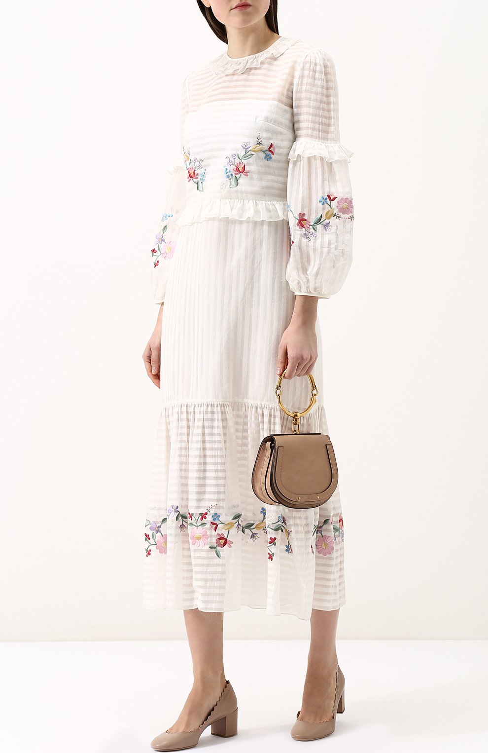 Кожаные туфли lauren CHLOÉ, арт. CHC16A23075, фото 2