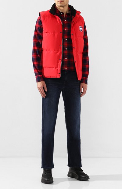 Пуховый жилет garson vest CANADA GOOSE красного цвета по цене 49950 руб., арт. 4151M, фото 2 Пуховый жилет garson vest CANADA GOOSE, арт. 4151M, фото 2