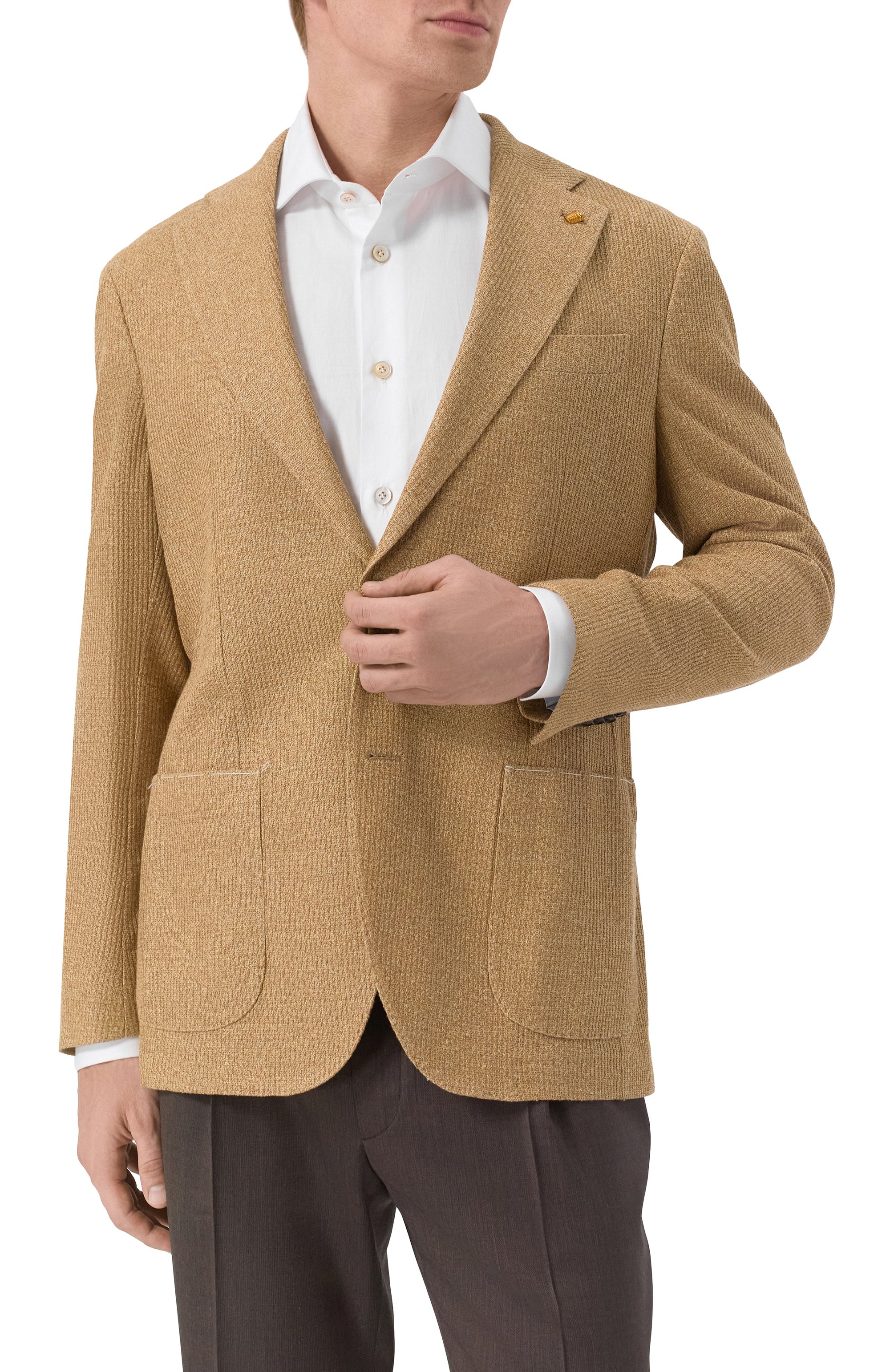 Пиджак изо льна и хлопка SARTORIA LATORRE, арт. JEF74/JH194, фото 4