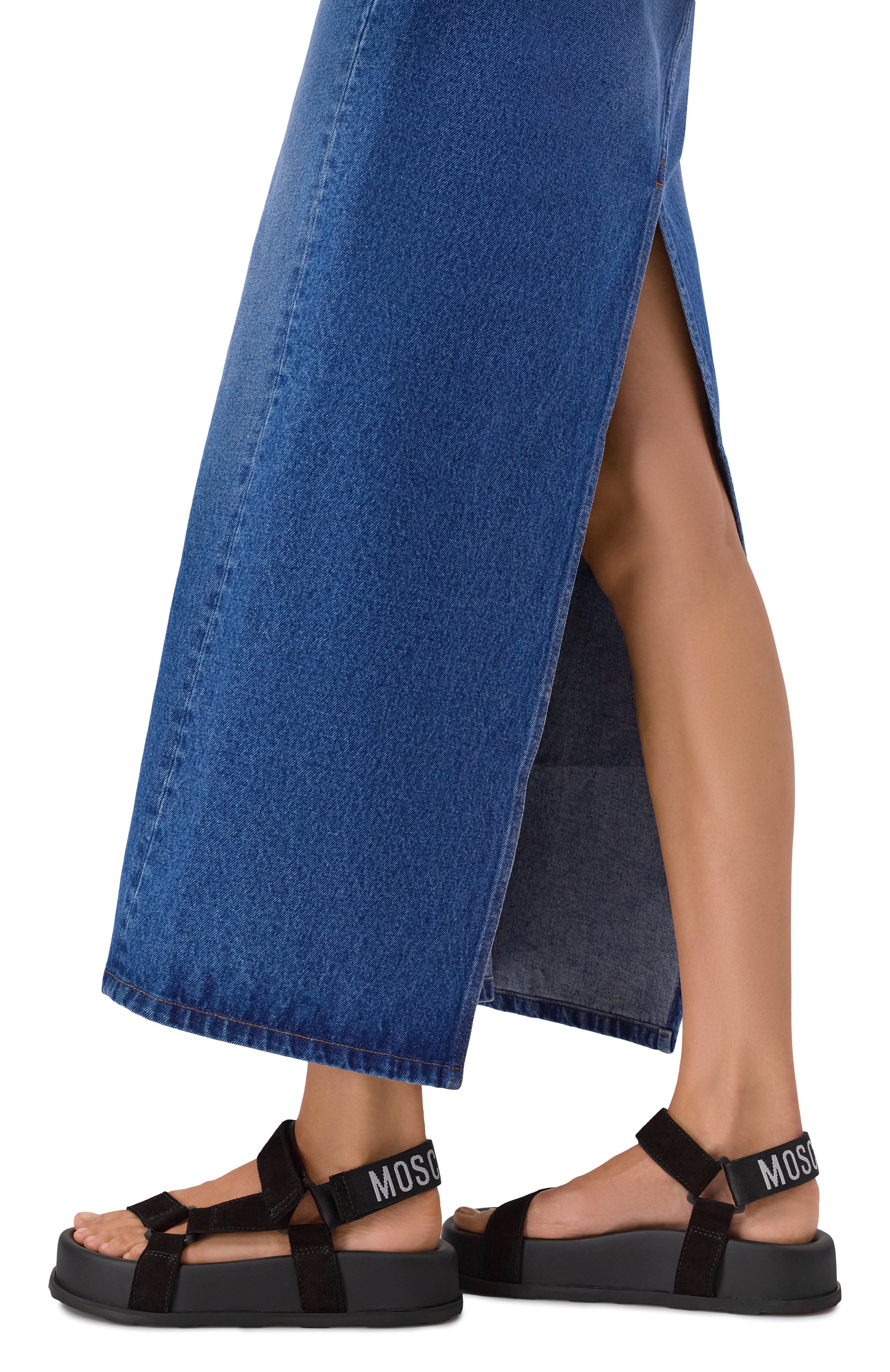 Замшевые сандалии MOSCHINO, арт. MA16254I1N/ME0, фото 2