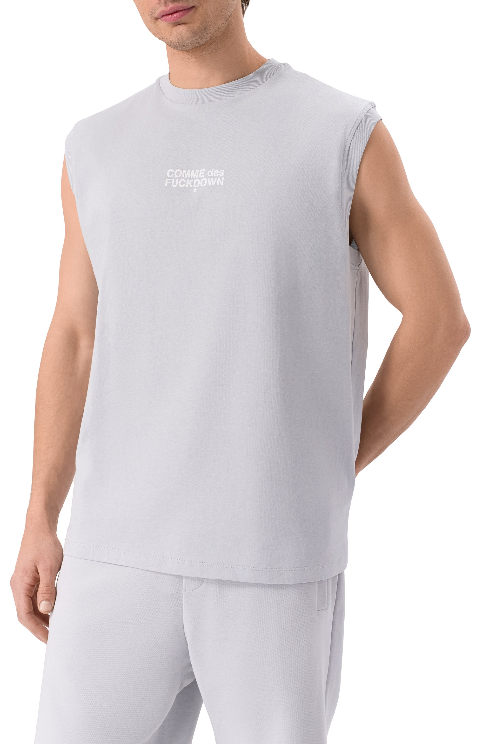 Хлопковая майка COMME DES FUCKDOWN, арт. CFABM01512, фото 3