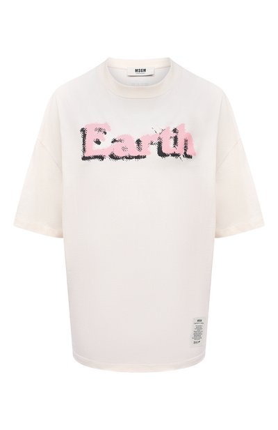 Женская хлопковая футболка MSGM, арт. 3042MDM290 217117