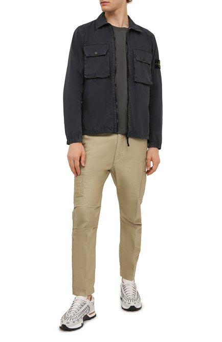 Мужская хлопковый лонгслив STONE ISLAND SHADOW PROJECT, арт. 751920205