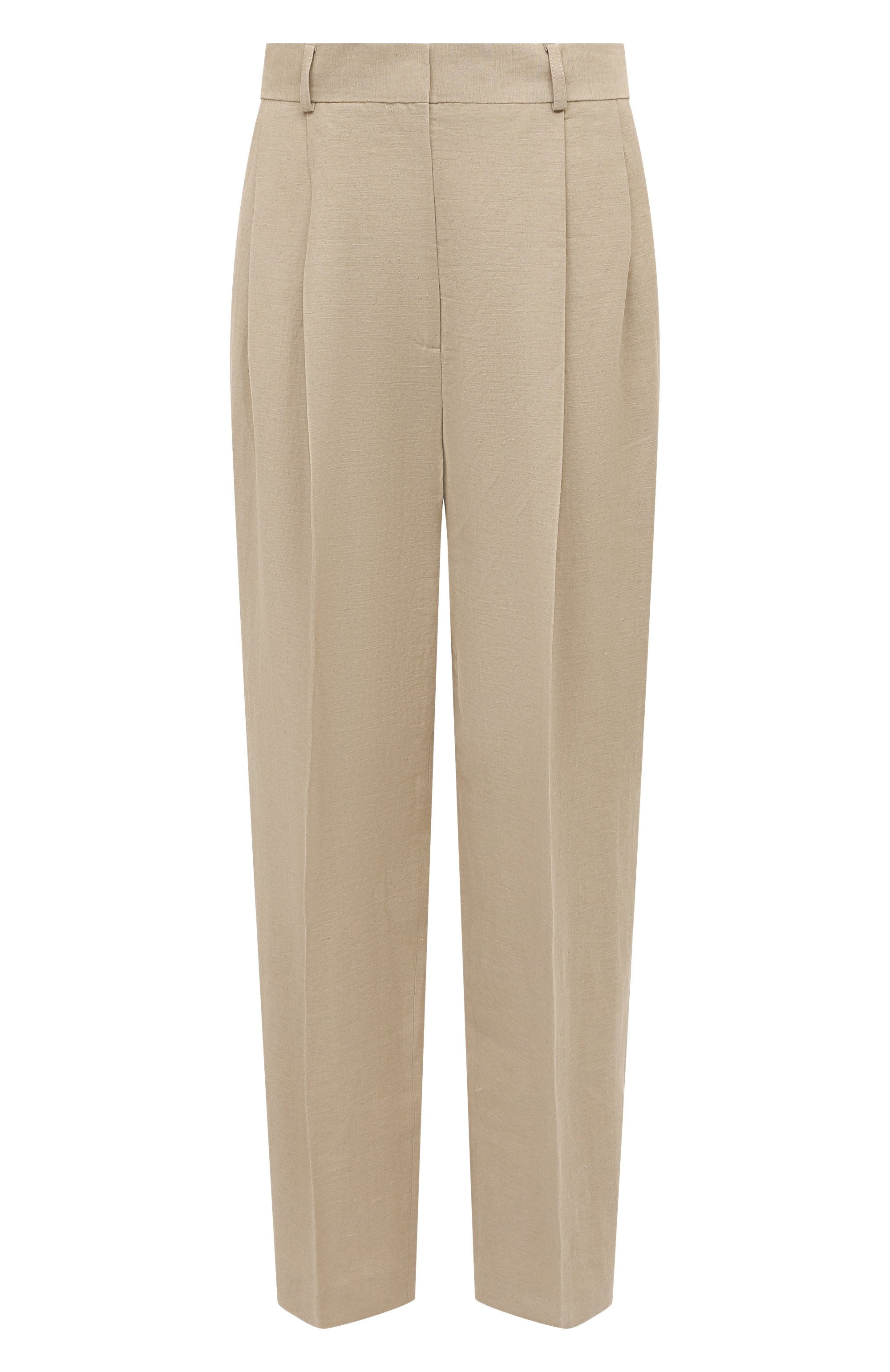 Брюки изо льна и хлопка TOTEME, арт. 243-WRB847-FB0196, фото 1