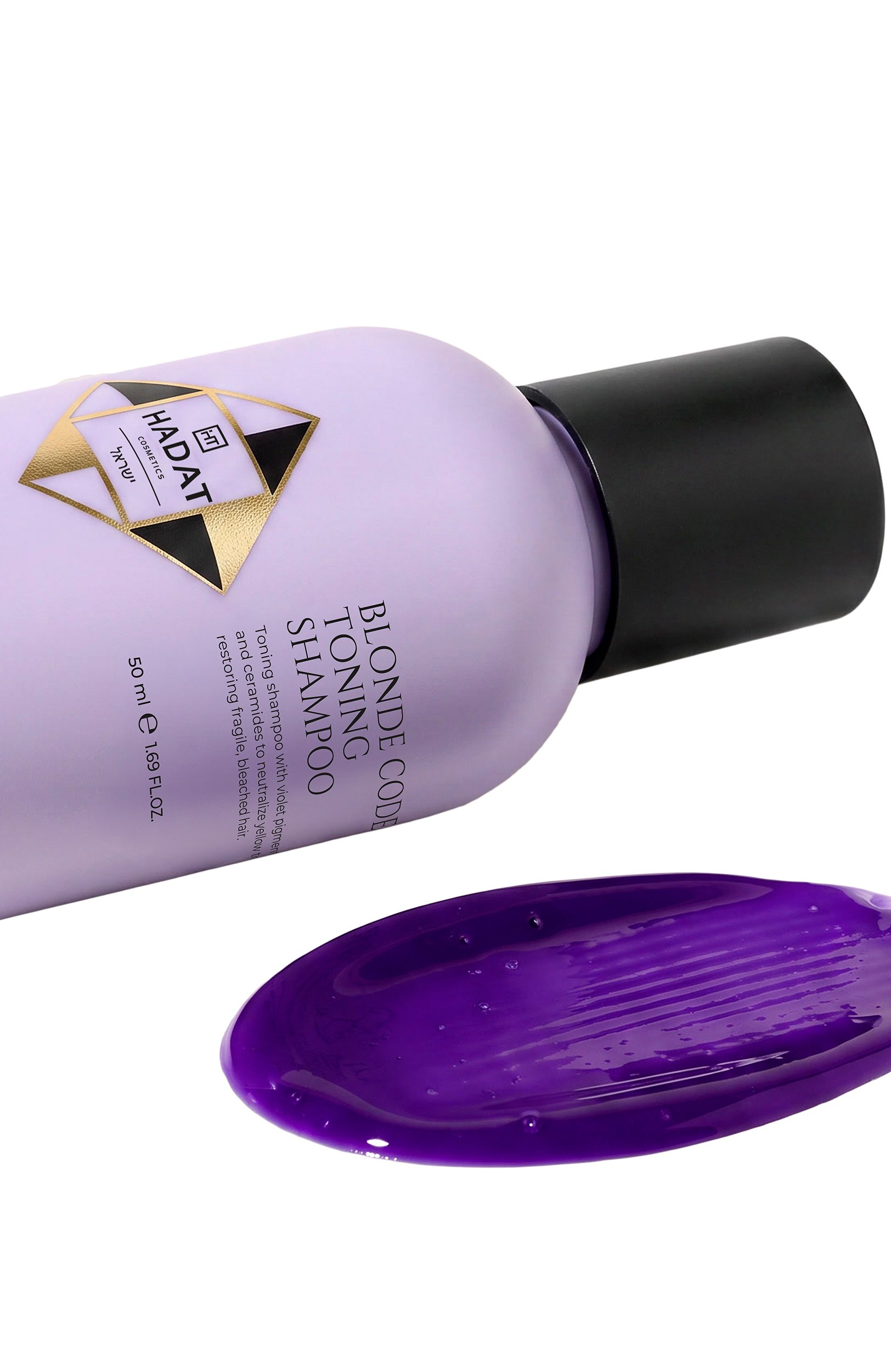 Шампунь для волос blonde code toning shampoo (50g) HADAT COSMETICS бесцветного цвета по цене 1000 руб., арт. 7298014870815, фото 3 Шампунь для волос blonde code toning shampoo (50g) HADAT COSMETICS, арт. 7298014870815, фото 3