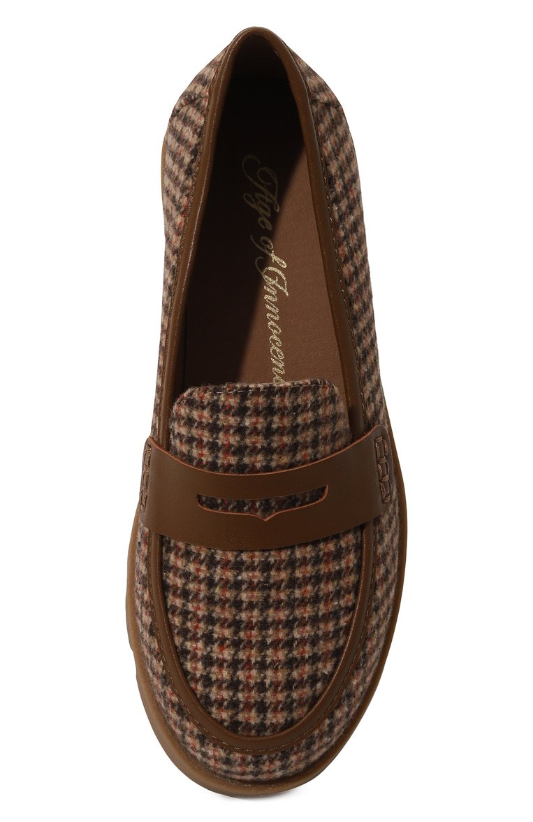 Шерстяные лоферы paula AGE OF INNOCENCE, арт. 000361/PAULA PLAID/33, фото 1