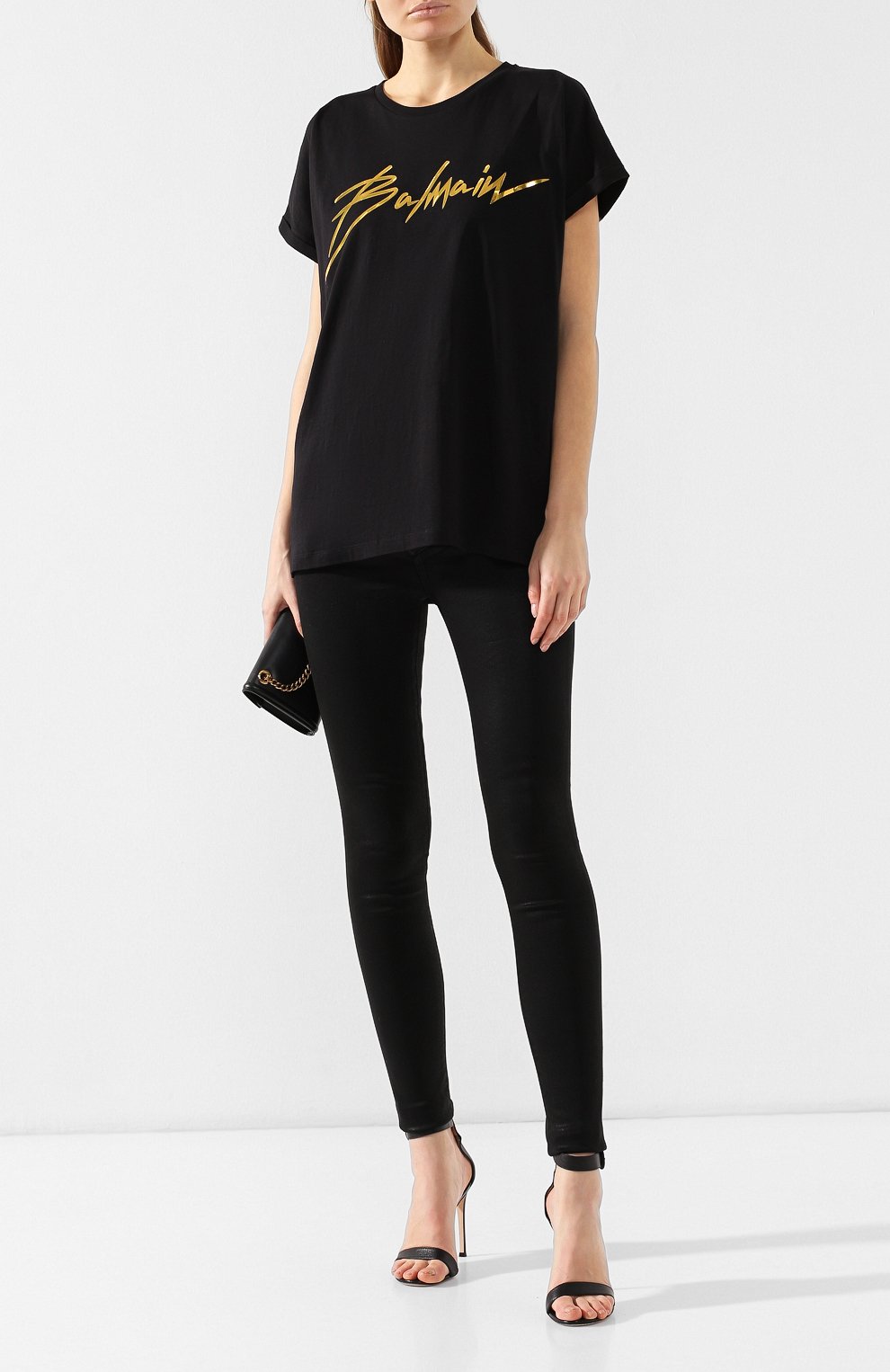Хлопковая футболка BALMAIN, арт. RF21100/M065, фото 2