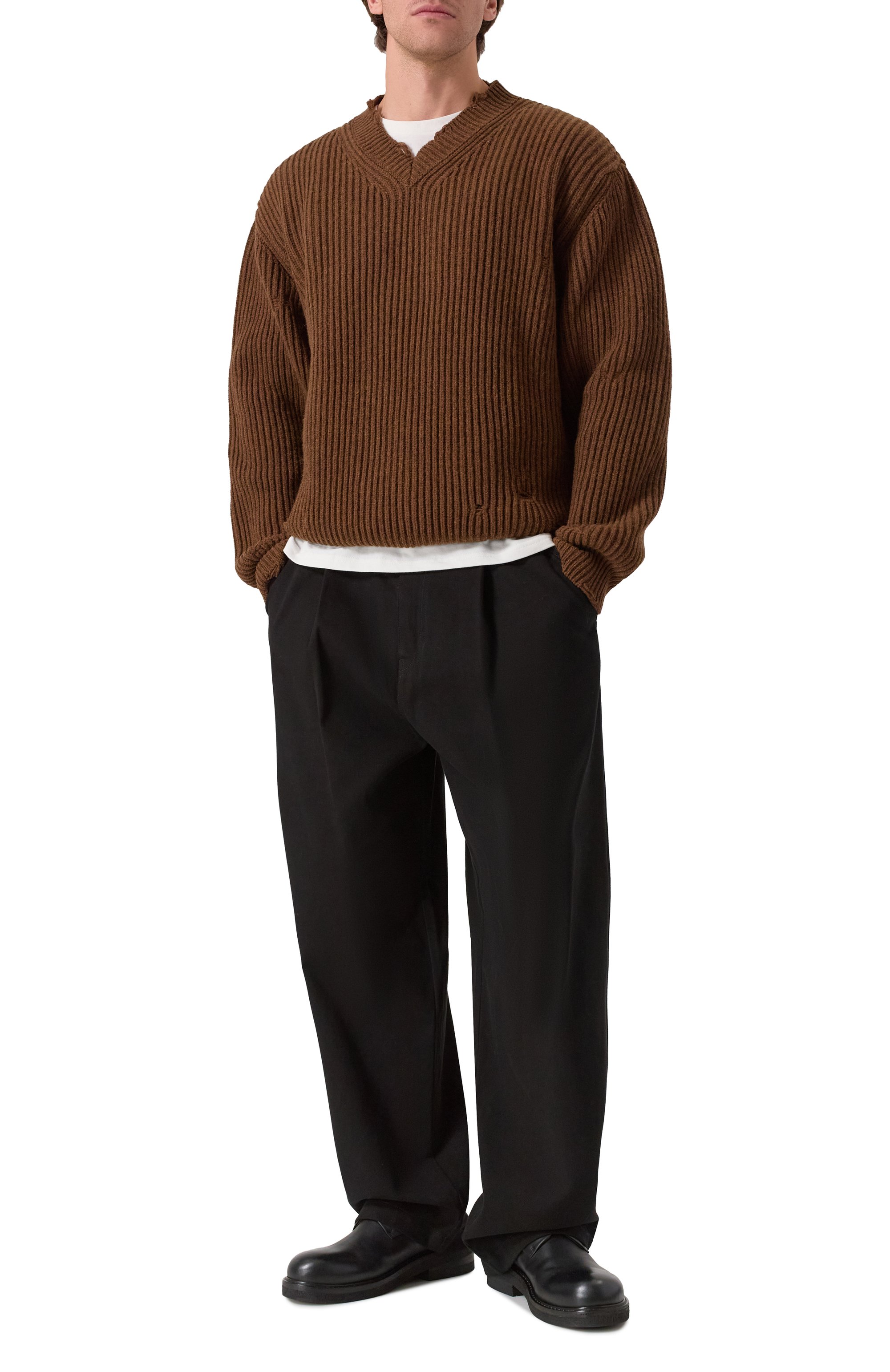 Шерстяной свитер MM6, арт. SH0HN0003/M13138, фото 2