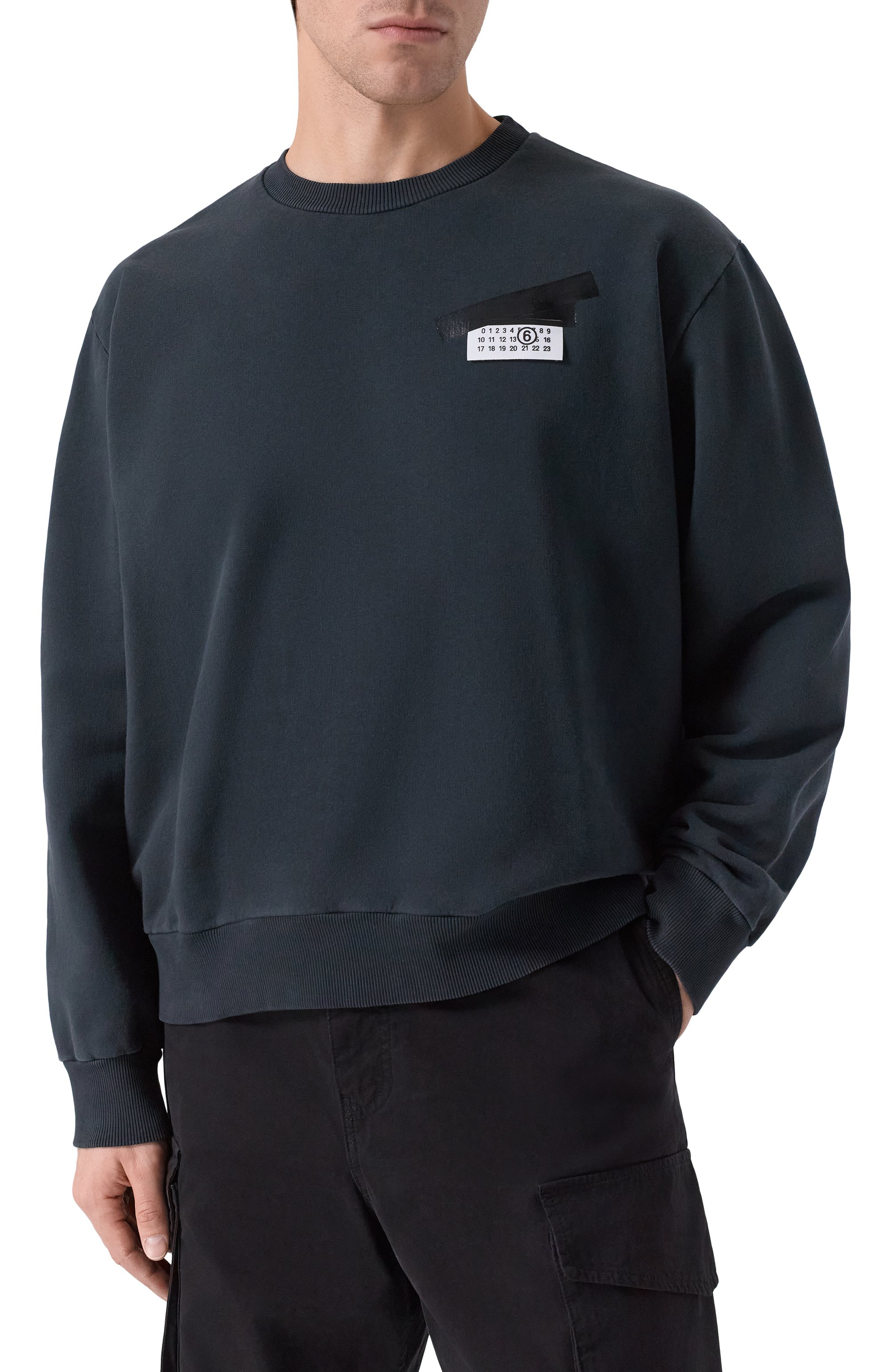 Хлопковый свитшот MM6, арт. SH2GU0025/M25024, фото 3