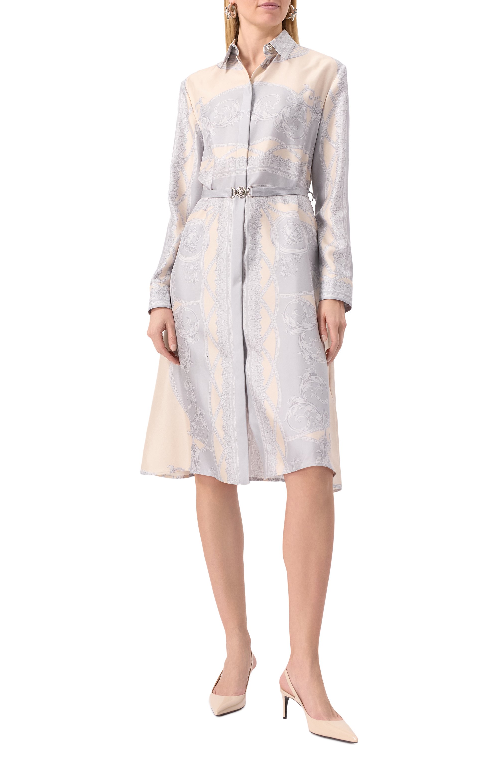 Шелковое платье VERSACE, арт. 1018622/1A13359, фото 3