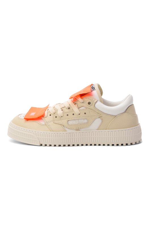 Кожаные кеды 3.0 Off Court Off-White 0WIA28ES26LEA001 Бежевый  0WIA28ES26LEA001 Фото 4