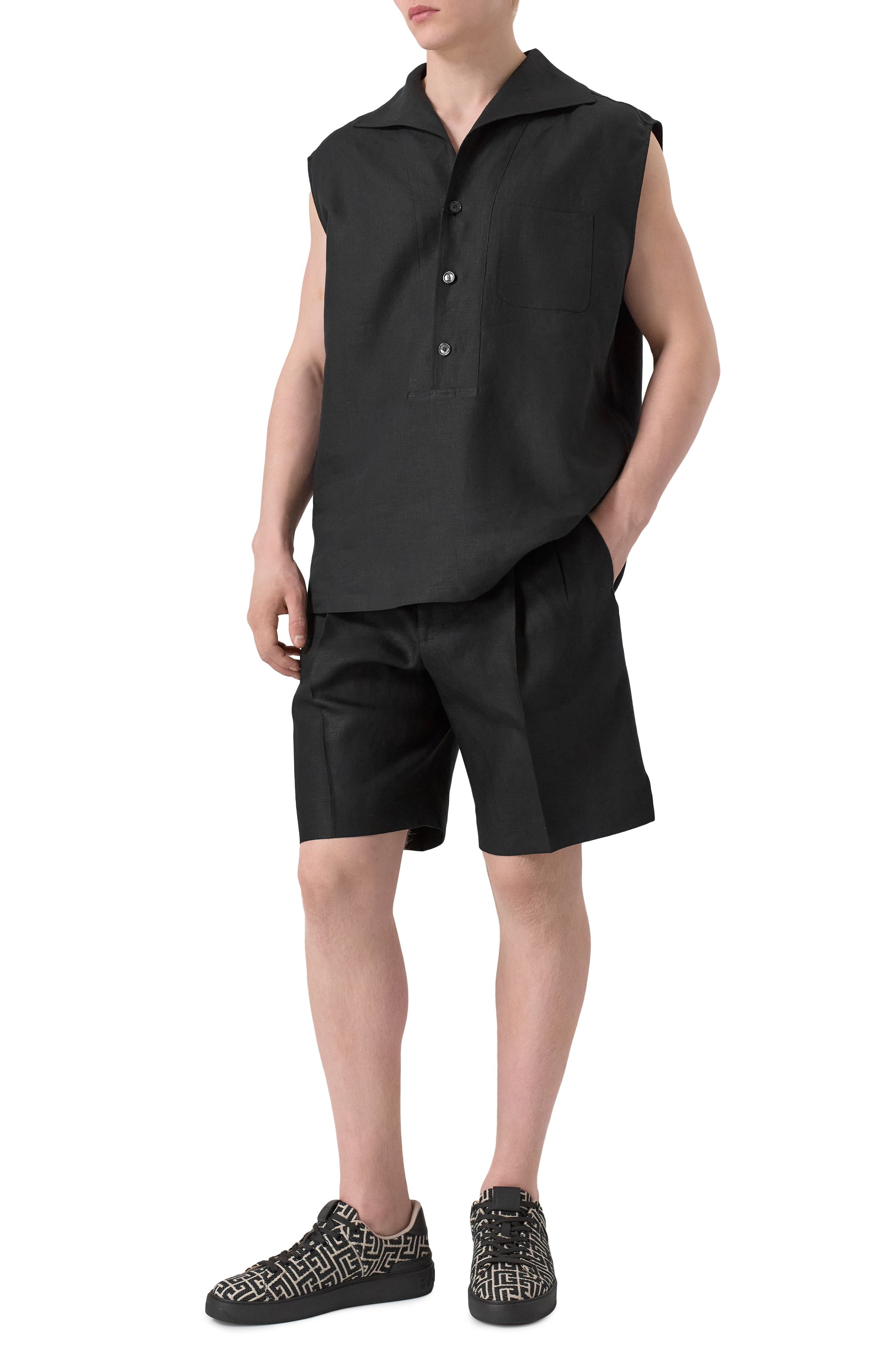 Льняная рубашка DOLCE & GABBANA, арт. G5ND9T/FU4JB, фото 2