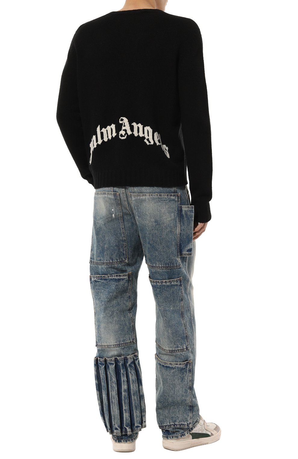 Шерстяной свитер PALM ANGELS, арт. PMHE027C99KNI001, фото 2