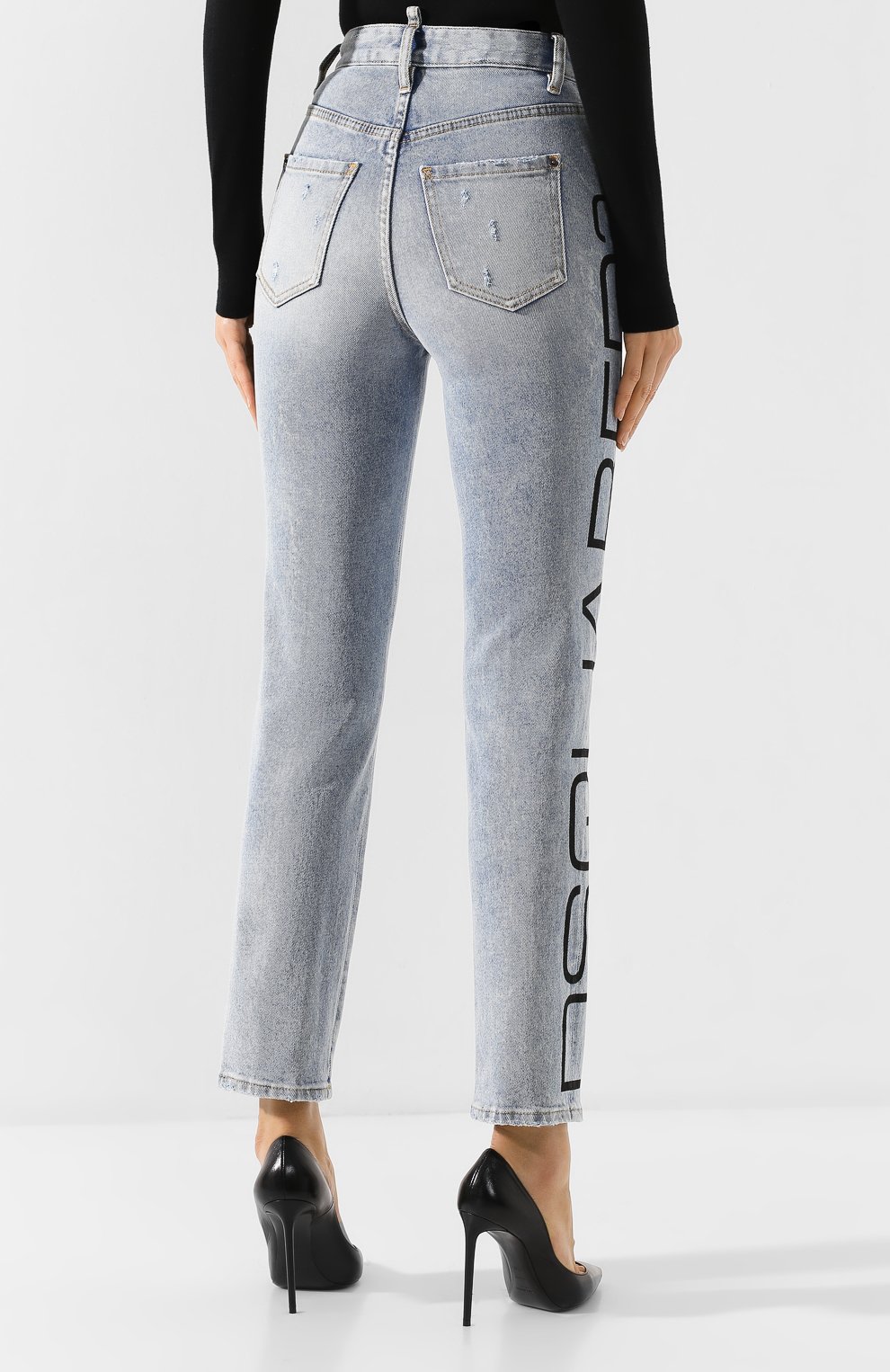 Джинсы DSQUARED2 синего цвета по цене 33950 руб., арт. S72LB0223/S30662, фото 4 Джинсы DSQUARED2, арт. S72LB0223/S30662, фото 4